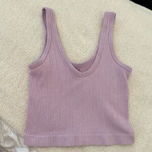 urban outfitters cute purple pink tank top ribbed